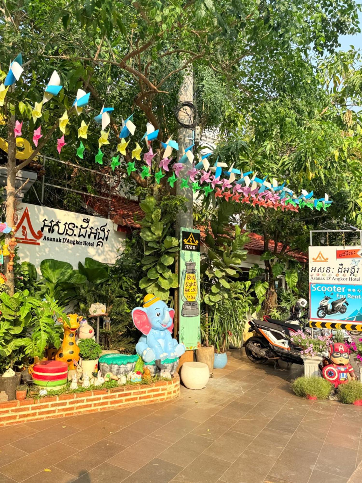 Asanak D'Angkor Boutique Hotel Siem Reap Exterior foto