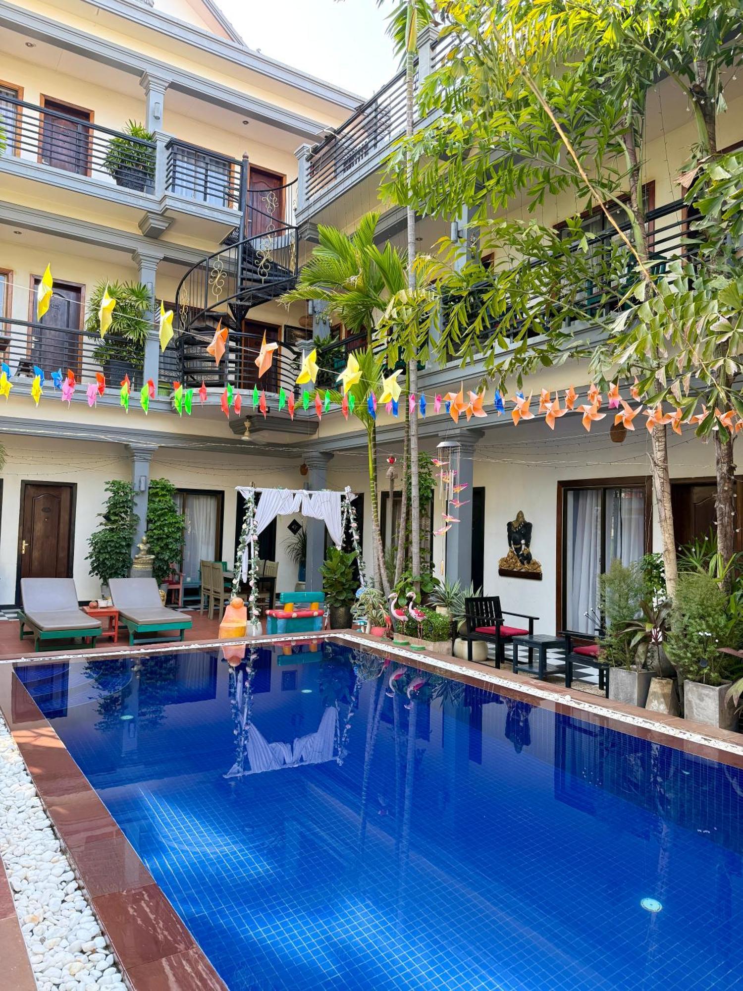 Asanak D'Angkor Boutique Hotel Siem Reap Exterior foto